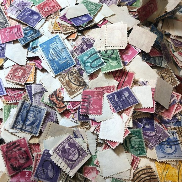 Vintage 1920s-1940s USA Postage Stamps x30, Used, ephemera collector lot mix gra - Picture 4 of 7